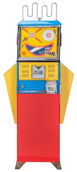  Northwestern Mfg. Co. Mouthy Marvin 25 Cent Vending Machine...