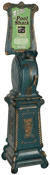  C.J.A. Novelty Co. 1 Cent Clamshell Mutoscope Viewer. Chica...