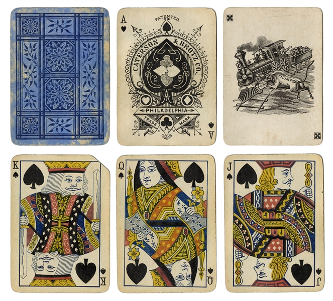 Caterson & Brotz League Playing Cards. Philadelphia, ca. 18...
