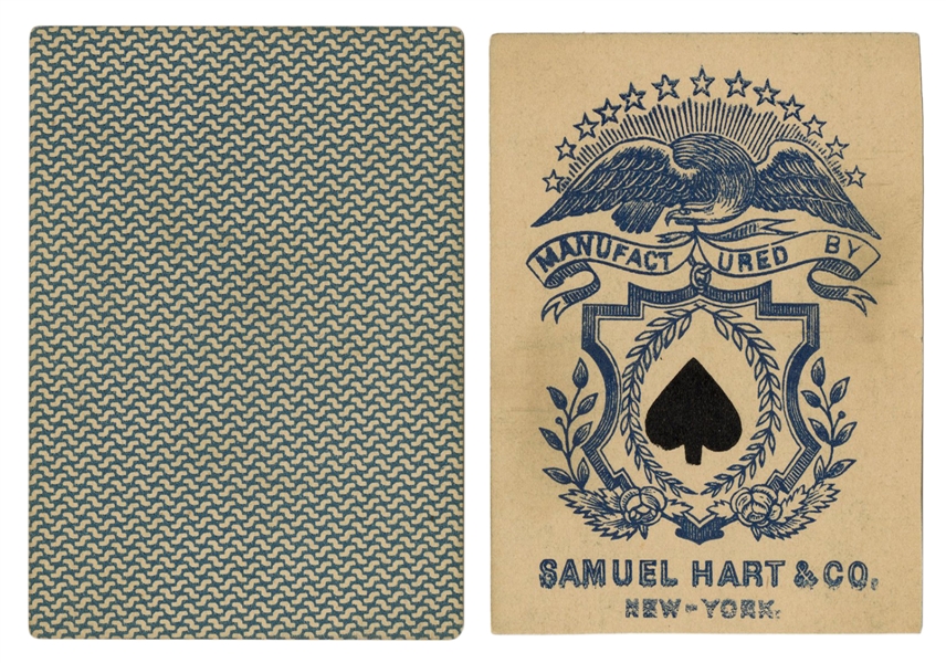  Samuel Hart & Co. Faro Playing Cards. New York, ca. 1890s. ...