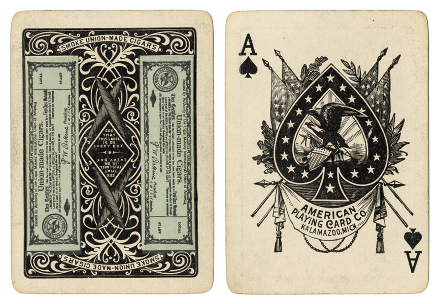 [Tobacciana] Two Cigar Advertising Playing Card Decks. Incl...