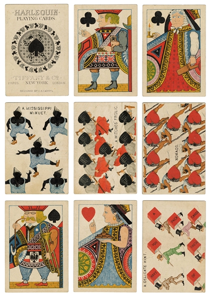  Tiffany & Co. Harlequin Transformation Playing Cards. New Y...