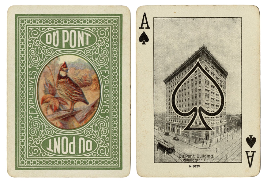  DuPont Explosives Advertising Playing Cards. Wilmington, DE...