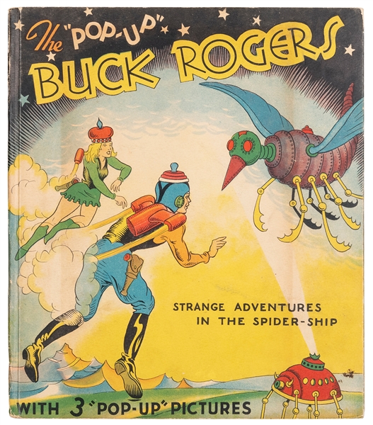  Buck Rogers Pop-Up Book. Chicago: Pleasure Books, 1935. Pic...
