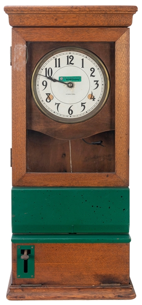  Time Clock Sales & Service Co. Vintage Time Recorder Clock....