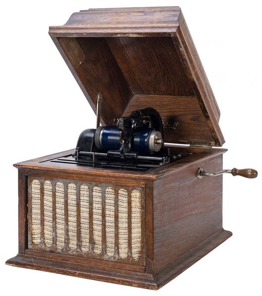  Thomas A. Edison Co. Amberola 30 Wax Cylinder Phonograph. O...