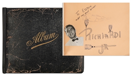  [Autographs] Remarkable Autograph Album of Famous Magicians...