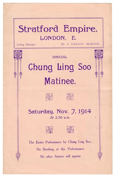  Chung Ling Soo (William Ellsworth Robinson). Chung Ling Soo...