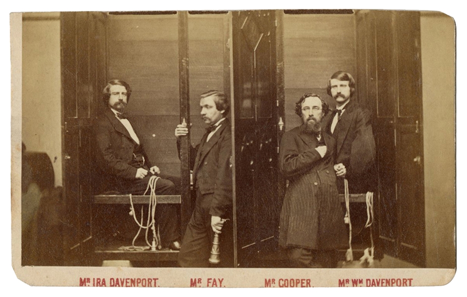  Davenport Brothers, The. CDV of the Davenport Brothers and ...