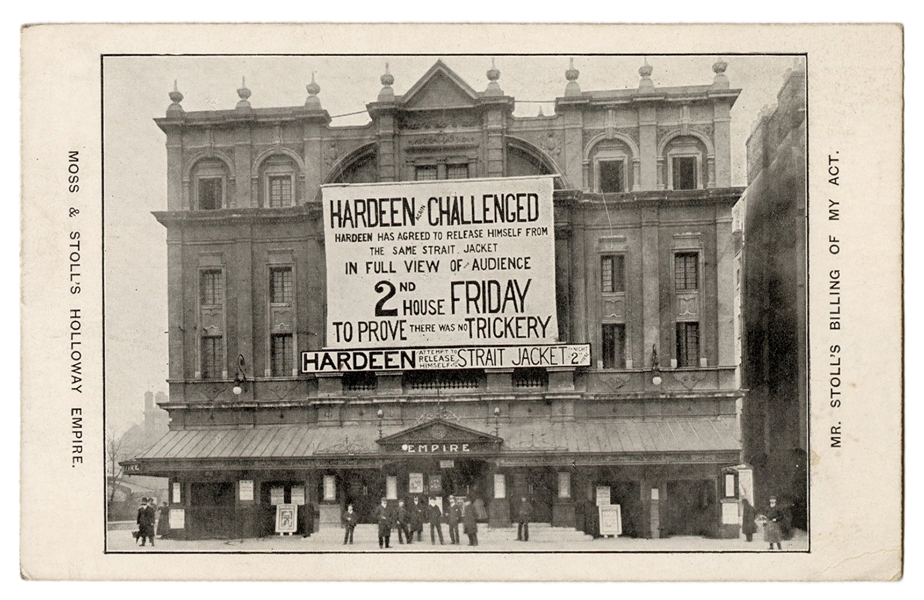  Hardeen (Theodore Weisz). Hardeen Billboard Photographic Po...