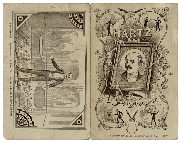  Hartz, Joseph Michael. Illustrated Program for Hartz the Wi...