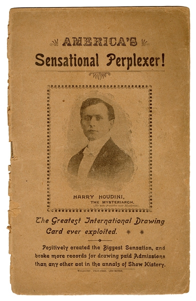  Houdini, Harry (Ehrich Weisz). America’s Sensational Perple...