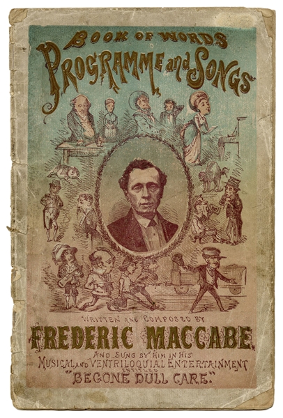  Maccabe, Frederic. Book of Words and Programme and Songs. (...