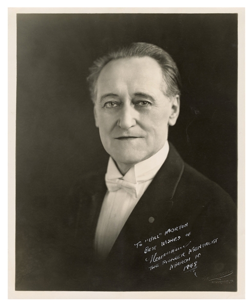  Newmann, C.A. George. Inscribed and Signed Portrait of “The...