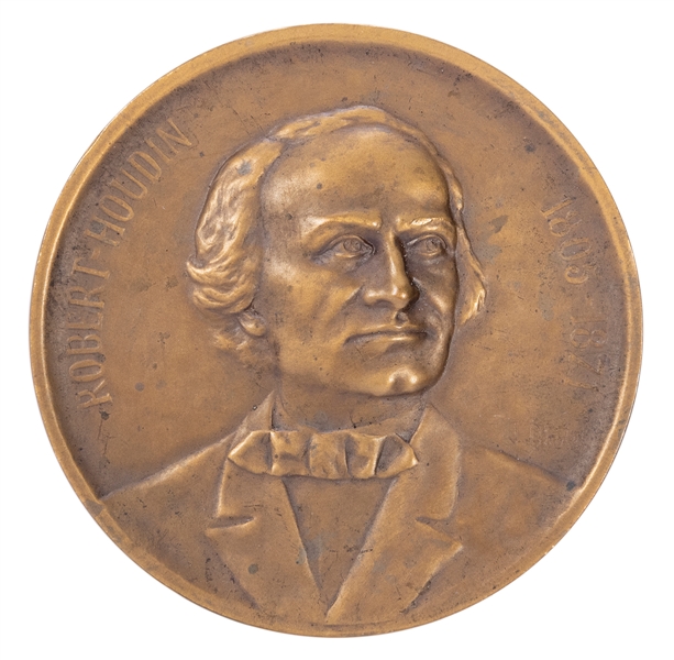  Robert-Houdin, Jean Eugene. Robert-Houdin Medallion. Paris:...