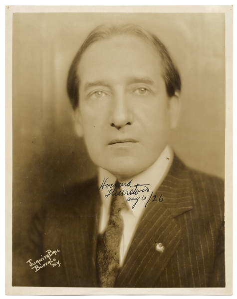  Thurston, Howard. Signed Portrait of Howard Thurston. Buffa...