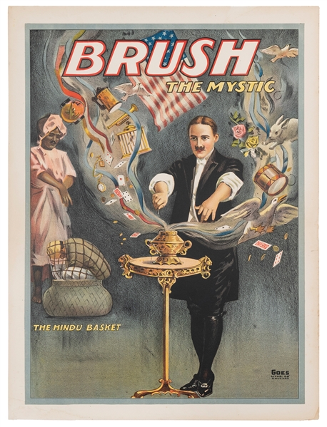  Brush, Edwin. Brush the Mystic. The Hindu Basket. Chicago, ...