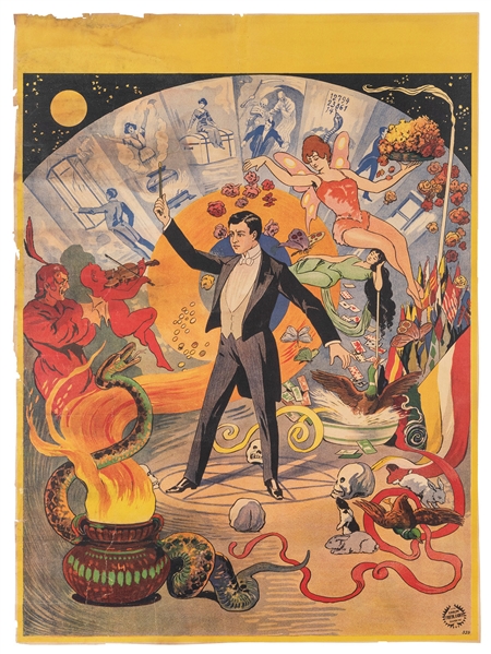  [Stock Poster] Magicians Stock Poster. Hamburg: Adolph Fri...