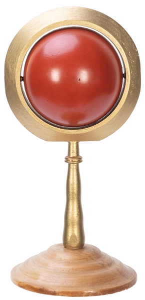  Saturnus Ball. European, Late 1940s. [?] A large red ball h...