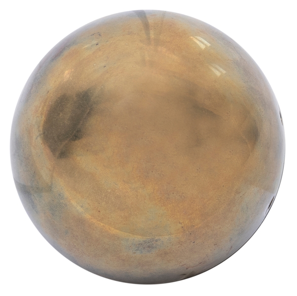  Floating Ball. European, 1930s. A spun brass ball that can ...