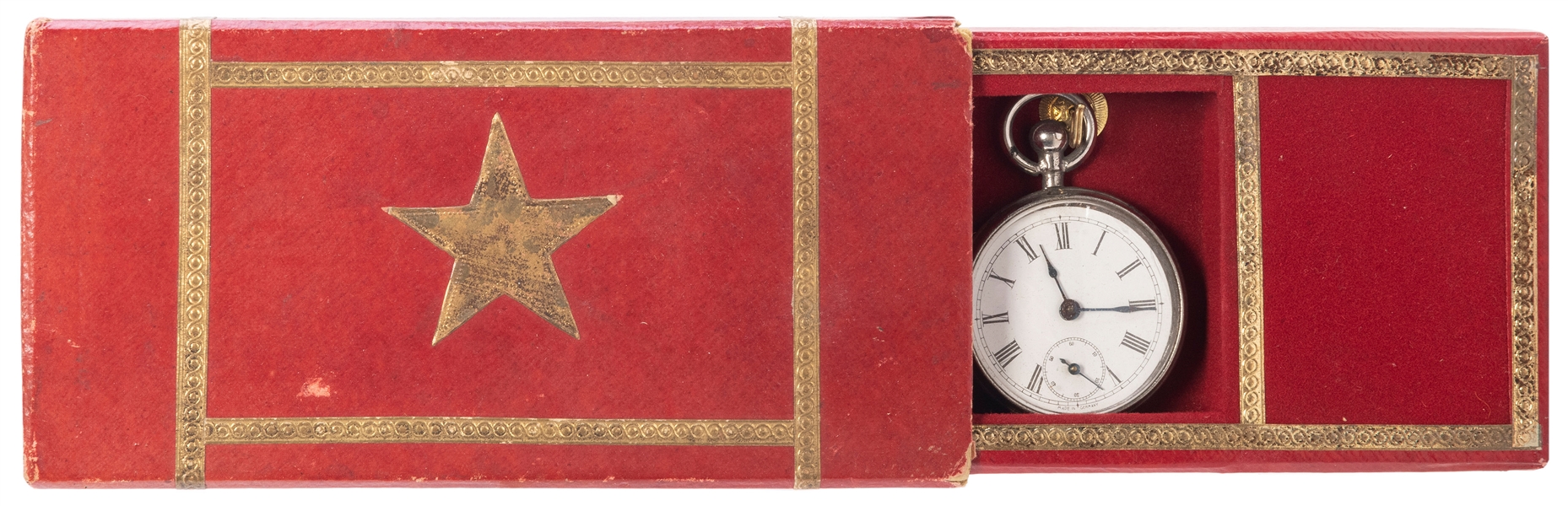  Watch Drawer Box. German, 1920s. A watch vanishes, appears,...