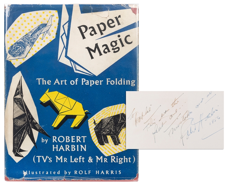  Harbin, Robert. Paper Magic. London: Oldbourne Press, 1956....