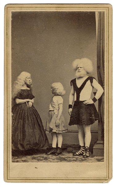  Eliophobus Family of Albinos CDV. New York: E. & H.T. Antho...
