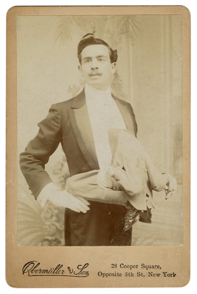 LALLOO. Cabinet Photo of “Lalloo the Hindoo.” New York: Obe...