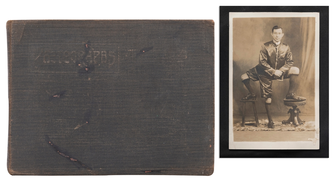  Scrapbook of Circus and Sideshow RPPCs, Tintypes, and Snaps...