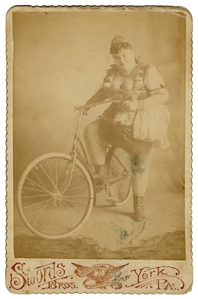  Portrait of Gertie Plath, Barnum’s Fat Lady. York, PA: Swor...