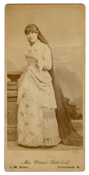  Portrait of Victoria Sutherland. Columbus: I.M. Baker, ca. ...