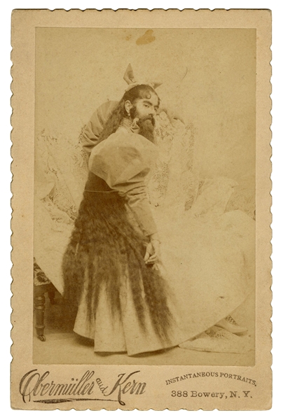  Portrait of Annie Jones, the Bearded Lady. New York: Obermü...