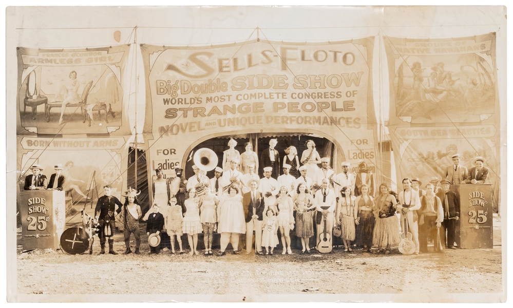  KELTY, Edward J. (1888—1967). Sells-Floto Side Show. Jersey...