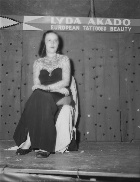  [TATTOO] Lyda Akao “European Tattooed Beauty” Photo Negativ...