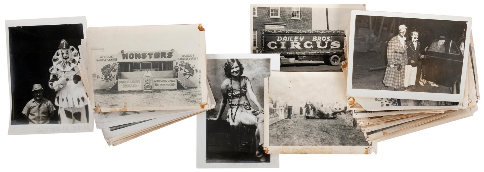  Collection of Kobel Circus Photographs. American. Approxima...