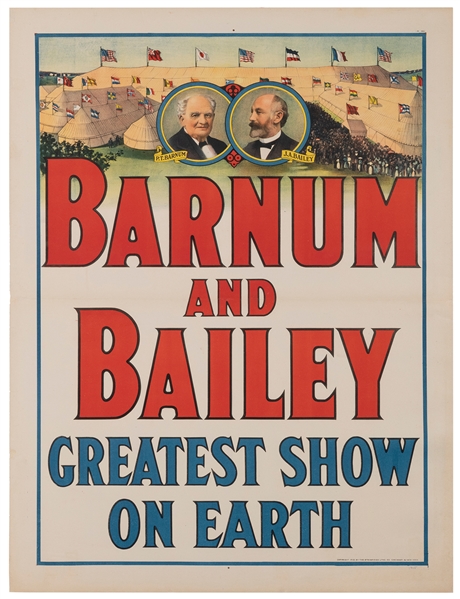  Barnum & Bailey Greatest Show on Earth. Cincinnati/New York...