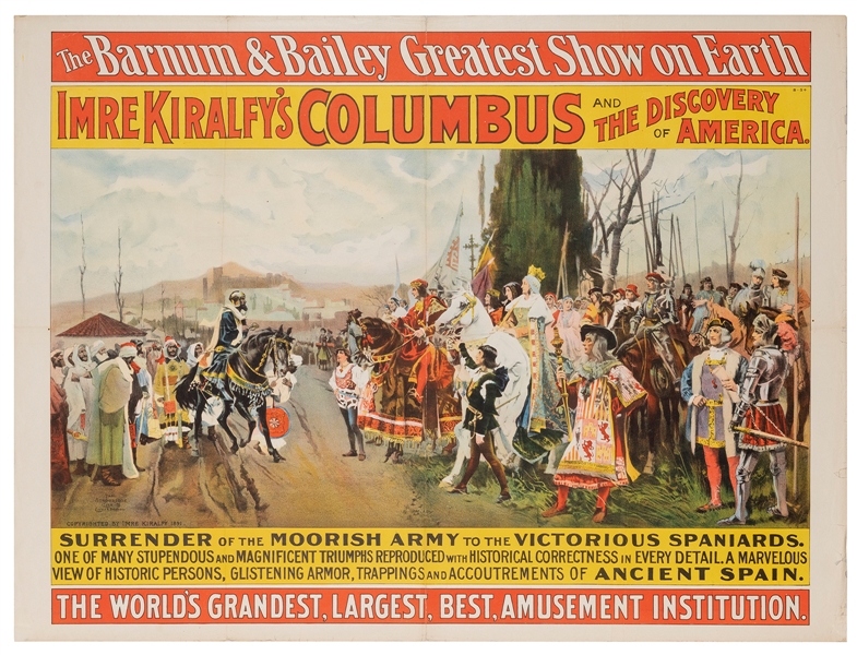  Barnum & Bailey Greatest Show on Earth / Imre Kiralfy’s Col...