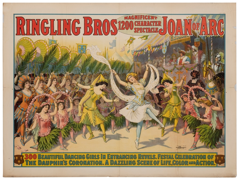  Ringling Bros. / Joan of Arc - 300 Beautiful Dancing Girls....