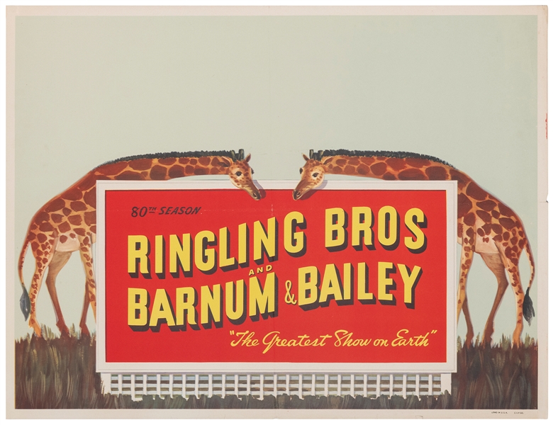  Ringling Bros. and Barnum & Bailey / 80th Season. [1950]. O...