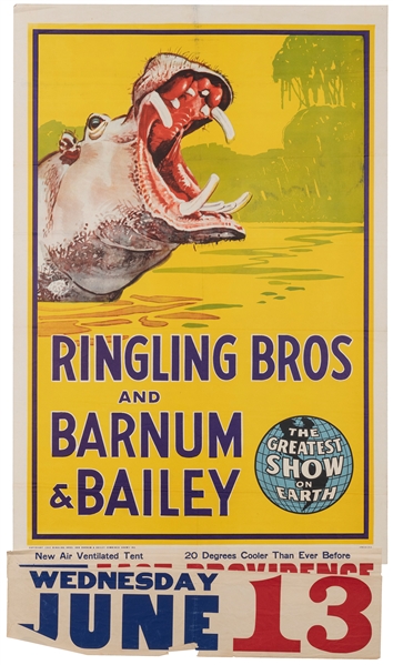  Ringling Bros. and Barnum & Bailey Circus / [Nile Hippo]. C...
