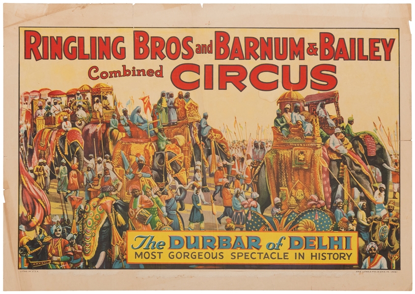  Ringling Bros. and Barnum & Bailey Circus / Durbar of Delhi...