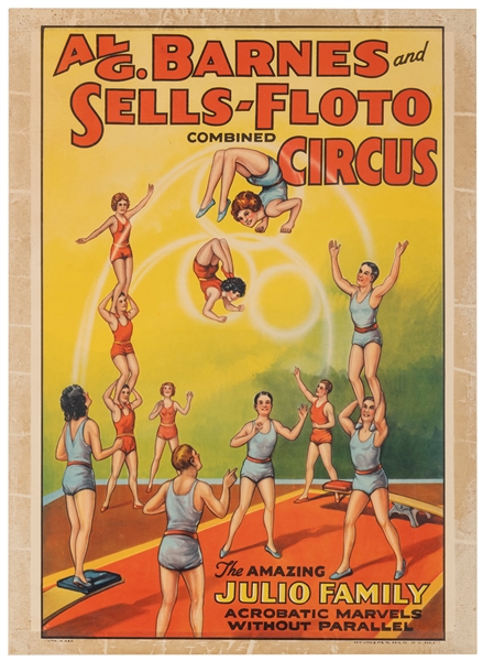  Al. G. Barnes & Sells-Floto Combined Circus / Julio Family....