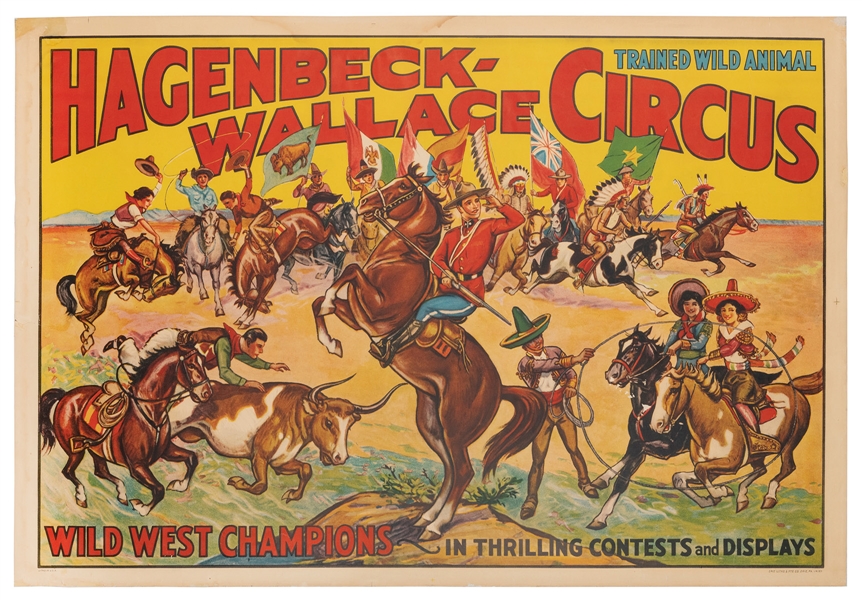  Hagenbeck-Wallace Circus / [Wild West Champions in Thrillin...