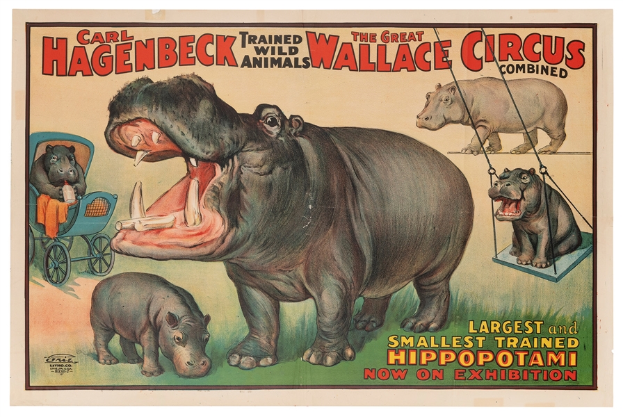  Carl Hagenbeck and The Great Wallace Circus Combined / Larg...