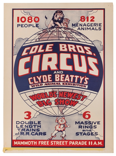  Cole Bros. Circus & Clyde Beatty’s Wild Animal Exhibition. ...