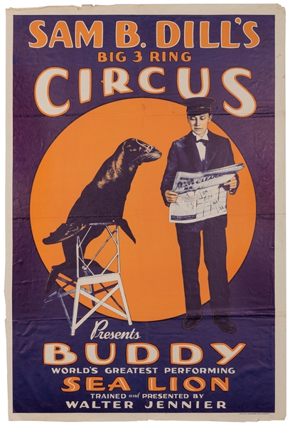  Sam B. Dill’s Big 3 Ring Circus / Buddy World’s Greatest Pe...