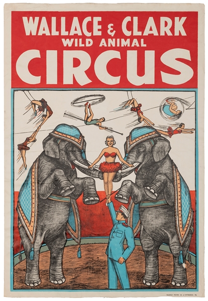  Wallace & Clark Wild Animal Circus. Pittsburgh: Triangle Po...