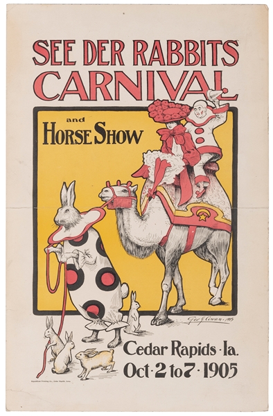  COWAN, George J. See Der Rabbits Carnival and Horse Show. C...