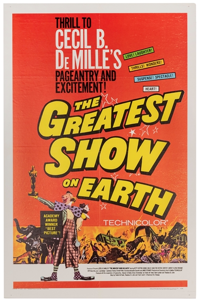  The Greatest Show on Earth. Paramount, R-1967. Numbered 41 ...