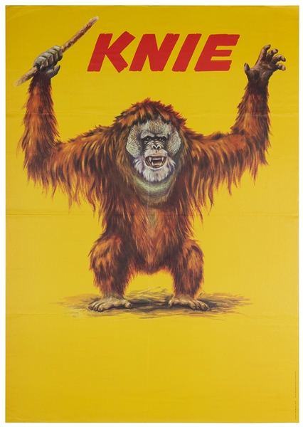  BRUNNER, Teddy. Knie Circus / [Orangutan]. Trimbach-Olten: ...